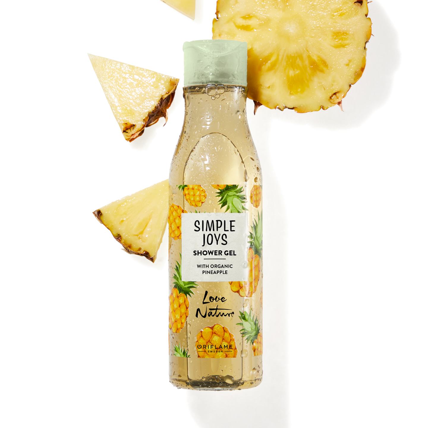 Pineapple shower outlet gel
